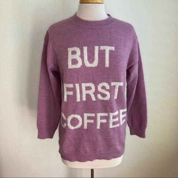 But First Coffee Sweater - Picture 3 of 3